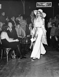 Patti Boyd at Quorum Fashion Show Print, Mayfair London 1968
