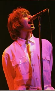 Music Festival Prints: Liam Gallagher of Oasis at Knebworth Print (00167)