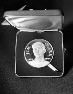 Jim Clark Prints: The Jim Clark Commemorative Medal Print (00175)