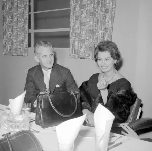 Sophia Loren Life Size Cake Print Circa 1962