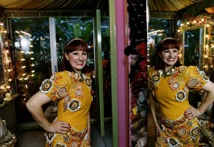 Zandra Rhodes at Home Print, March 1991