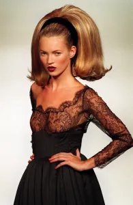 00180 Prints: Kate Moss in Guy Laroche at Paris Fashion Show Print 1995