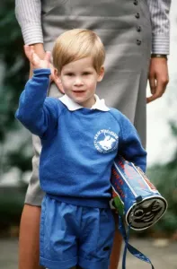 00180 Prints: Prince Harry's First Day at Chepstow Villas Nursery School Print (00180)