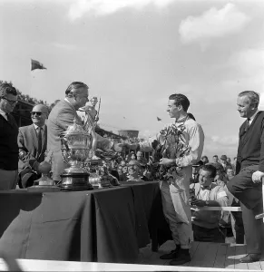 Taffy Von Tripps Wins 1961 British Grand Prix Print