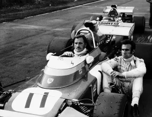 Graham Hill Prints: Graham Hill at Brands Hatch after Jo Siffert's Death (00194) Print