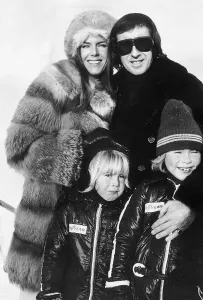Jackie Stewart Prints: Jackie Stewart Family Print Geneva 1974