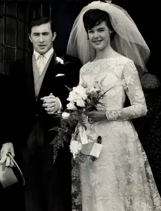 Jackie Stewart Prints: Jackie Stewart's Wedding Day Print, 28th August 1962
