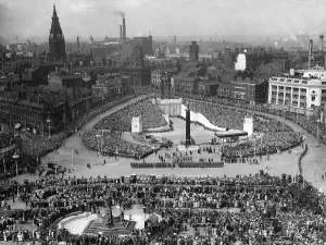 Mersey Tunnel Opening Print, Liverpool 1934