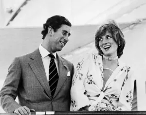 Donald Campbell Prints: Prince Charles and Princess Diana on Royal Yacht Britannia Honeymoon Print 1981