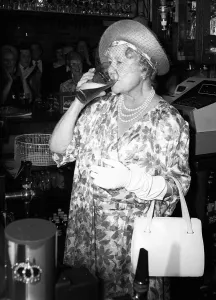 Mirror Prints: Queen Mother Behind the Bar Print 1987