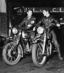 Youth Culture Mod and Rockers Print 1963