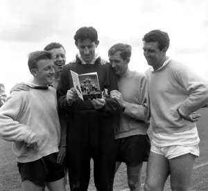 Tottenham Hotspur Players in 1961 Print