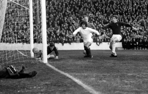Burnley v Manchester United Print - George Best Scores, December 1969