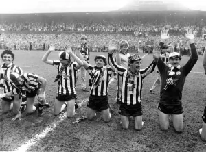 Newcastle United Players Praise Fans Print 6 May 1984