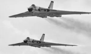 Vulcan Bomber Prints: Avro Vulcan Bombers at RAF Scampton Print, April 29th 1968