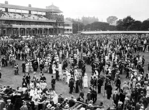 Lords Cricket Ground Prints: Lords 1914: Oxford v Cambridge Varsity Cricket Print