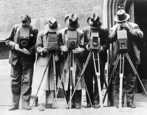 Daily Mirror Photographer George Greenwell, 1936 Print
