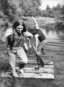 Black Sabbath on the Wye Valley River Print, 1977