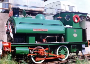 Singapore Steam Locomotive Print 1945 Liberation