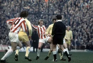 Stoke City 3 v. Leeds 2 Print, February 1974
