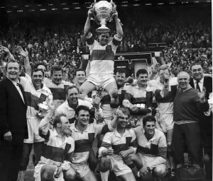 Rocky Turner Chaired with Trophy Print, 12th May 1962