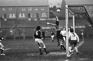 Scotland vs England Womens First International Match Print 1972
