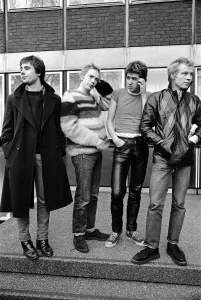 Prints of Sex Pistols news press conference at EMI Offices in Manchester Square, in response to growing criticism over their recent television interview on yesterdays Today programme 0300to0399 Prints: Sex Pistols News Press Conference Print, December 2nd 1976
