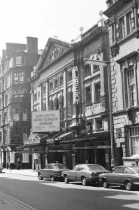 London's Historic Theatres Prints: Exterior view of the Albery theatre in St Martins Lane, London Circa 1971