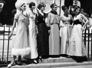 Dior Fashions 1964 Vintage Print