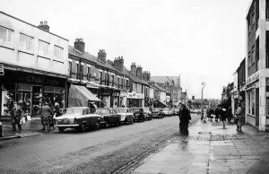 Prints of Bustling Earlsdon Street Coventry 8th December 1961 Coventry Prints: Bustling Earlsdon Street Coventry Print 8th December 1961
