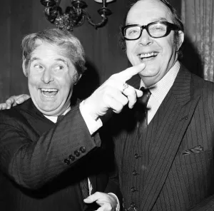 Eric Morecambe and Ernie Wise, Guests of Honour Print 1974