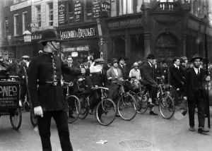 General Strike on High Holborn, London 1926 Print