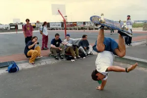 Action at South Shields Skatepark Print - 1st August 1994