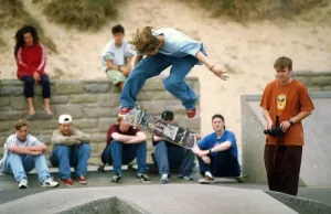 Action at South Shields Skatepark Print, 1st August 1994