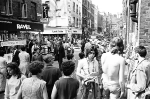 Carnaby Street Tourists Print, London 1969