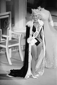 Vintage Swimwear Models Prints: Miss World Competition, Lyceum Ballroom, London, Friday 19th November 1965