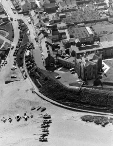 Prints of Aerial view of Marske-by-the-Sea, Saltburn. 28th August 1984 Cleveland Prints: Aerial View of Marske-by-the-Sea Print 28th August 1984