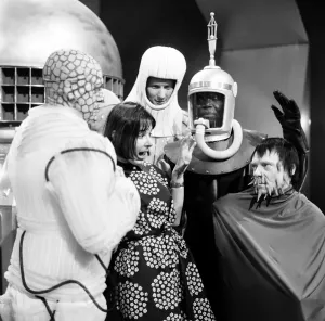 Mirror Prints: Verity Lambert on Doctor Who Set, 6th August 1965 Print (00544)