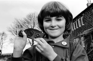 Blue Peter Print: Edie's York Minster Design 1986