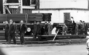 Prints of Cargo Fleet Works, British Steel Corporation, 23rd February 1981 0600to0699 Prints: Cargo Fleet Works Print, 23rd February 1981