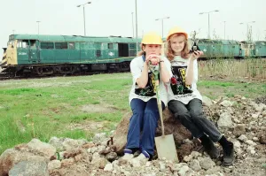 Clare Johnson and Louise Granger, 24th May 1993 Print