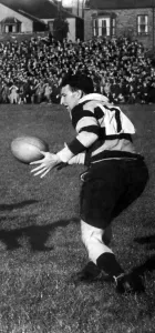 Haydn Tanner in Action Print, 1948
