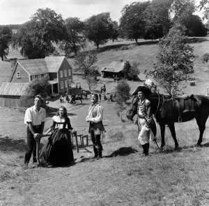 Vintage Print of The Devils Disciple Cast on Set, 30th July 1958