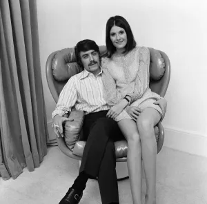 Sandie Shaw with Jeff Banks Print, 13th September 1969