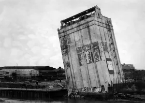 The Demolition of Cleveland Flour Mill Print, 5th June 1970