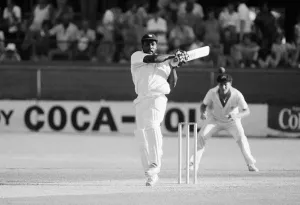 Brisbane Test 1979: Viv Richards in Batting Action Print