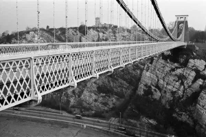 Clifton Suspension Bridge Print, Bristol 1967