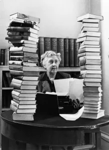Agatha Christie at Winterbrook House Print 1950