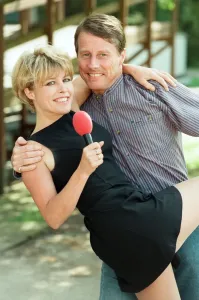 Tony Wadsworth and Julie Mayer Print - Radio WM 1997