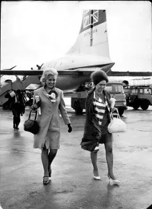 Lisbon Lions Prints: Celtic Wives Return to Prestwick Print 1967